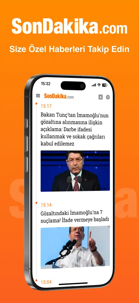 Sondakika.com screen 1